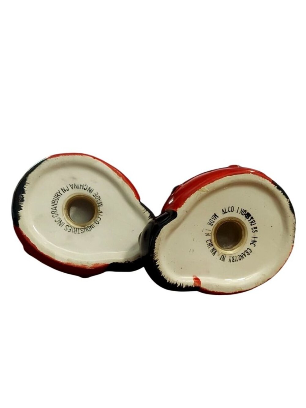 Ceramic Ladybug Salt & Pepper Shaker Set Alco Industries Spring Bug Collectible - Picture 7 of 8